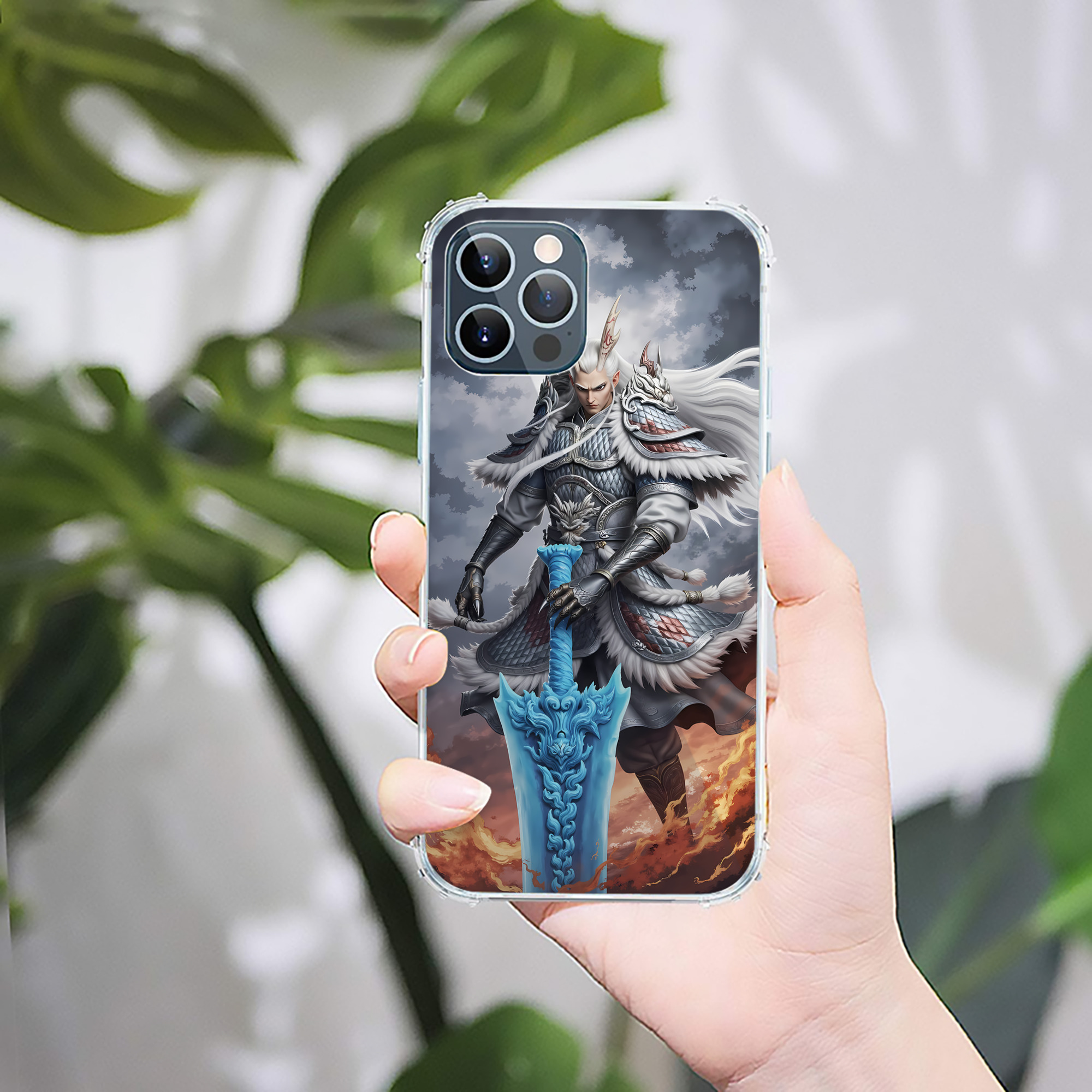 （画像用） Ne Zha 2 ナタ 魔童の大暴れ 【iPhone 12シリーズ対応】透明スマホケース（クリアソフトケース）